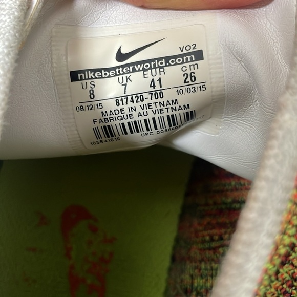 Nike Air Force 1 mid Ultra Flyknit Multi-Color size men’s 8 (41) - Picture 9 of 12